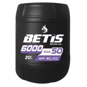 روغن موتور BETIS 6000 - SAE 50 - 20 لیتری: محافظی مطمئن برای موتور