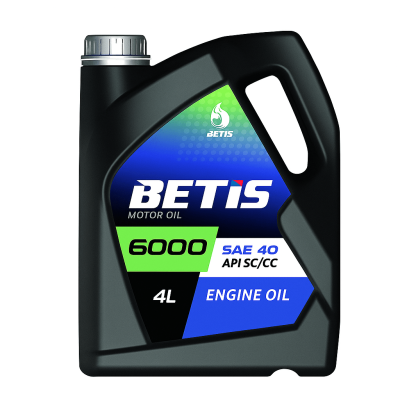 روغن موتور BETIS 6000 - SAE 40: محافظی قدرتمند برای موتور